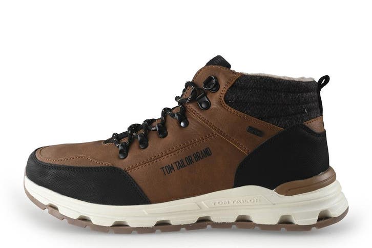 Tom Tailor Veterboots in maat 45 Cognac, Kleding | Heren, Schoenen, Overige kleuren, Zo goed als nieuw, Boots, Verzenden