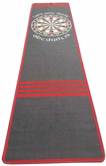 ABC Darts – Dartmat tapijt antracite XXL - 80 x 300 cm, Sport en Fitness, Ophalen of Verzenden, Nieuw, Overige typen