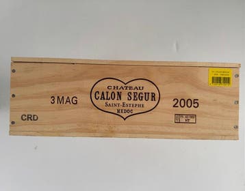 2005 Château Calon Ségur - Saint-Estèphe 3ème Grand Cru, Verzamelen, Nieuw