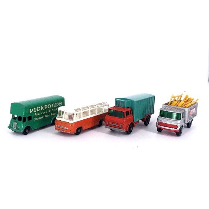 Matchbox (Lesney) 1:87 - Modelauto (4) - Set of 4 Vintage, Hobby & Loisirs créatifs, Voitures miniatures | 1:5 à 1:12