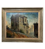 Richard DickOscar Burg (1911-1994) - Historic Bunker Hill, Antiquités & Art, Art | Peinture | Classique