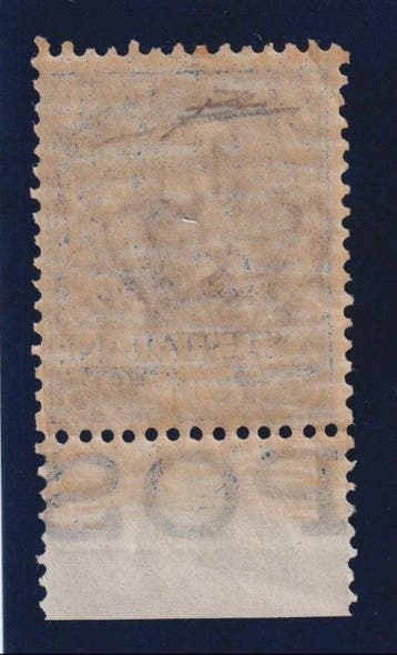 Koninkrijk Italië 1901 - 25 Cent. Azzurro Floreale, nieuw