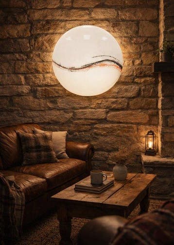 Peill & Putzler - Wandlamp - Glas, Metaal, Antiek en Kunst
