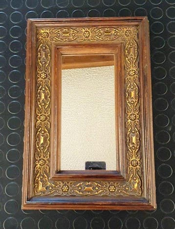 Miroir mural - Bois