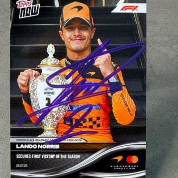 Mclaren - Topps Now - Secures First Victory of the Season