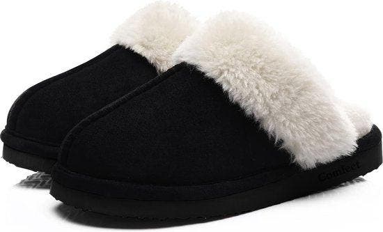 2dekans | Pantoffels Dames - Sloffen - Maat 40/41 - Zwart -, Kleding | Heren, Schoenen, Ophalen of Verzenden