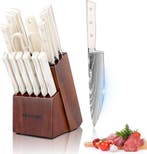Messenset 14-delig RVS | -40% Retour Deal | Pakka Hout, Huis en Inrichting, Keuken | Keukenbenodigdheden, Verzenden, Zo goed als nieuw
