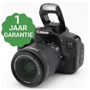 Canon EOS 700D + EF-S 18-55mm f/3.5-5.6 IS STM | Tweedehands, Audio, Tv en Foto, Verzenden, Zo goed als nieuw