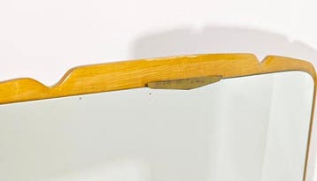 Credenza - Glas, Messing, Hout - Design Italia 1950