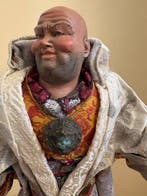 Beeld, Statua da presepe - 50 cm - Porselein, Metaal, Leder