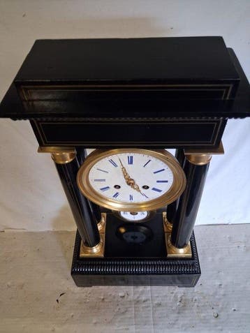 Slingerklok Empirestijl Brons, Hout - 1850-1900, Antiek en Kunst