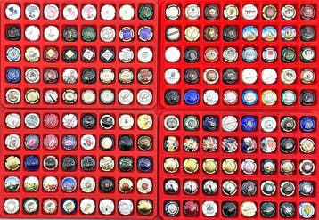 Collectie champagnecapsules - Grote partij champagnecapsules