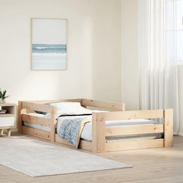 vidaXL Bedframe zonder matras massief grenenhout 70x140 cm, Verzenden
