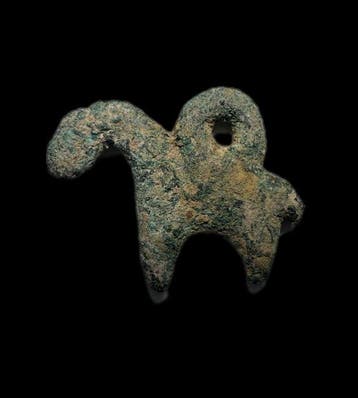 Luristan oude hanger / amulet - Bronstijd (Zonder