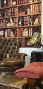 ARAZZO Libreria Antica Esclusiva Antiquariaat - 190x140cm -, Antiek en Kunst