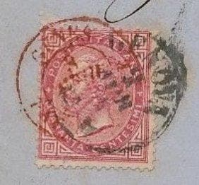 Royaume d’Italie 1864 - Lettre par mer de Gênes à Nice 40c.