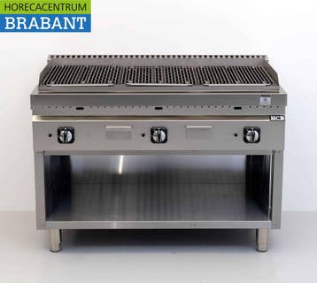 HCB RVS Lavagrill Lavasteengrill Gasgrill 27 kW 120 cm, Zakelijke goederen, Ophalen of Verzenden, Nieuw in verpakking