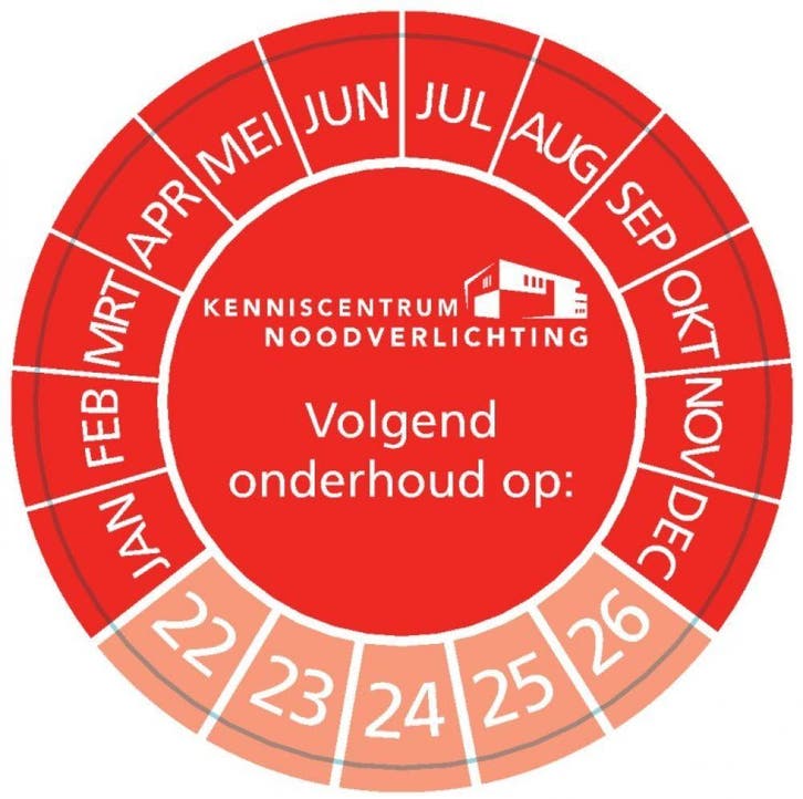 Famostar Inspectie Labels 250 Pack Rol - 393528, Doe-het-zelf en Bouw, Alarmsystemen, Verzenden