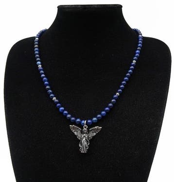 Lapis-lazuli - Collier Ange Gardien - Protection divine et