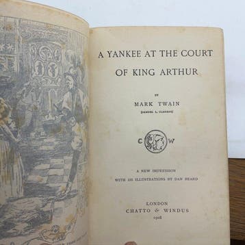 Mark Twain - A Connecticut Yankee in King Arthurs Court -, Antiek en Kunst