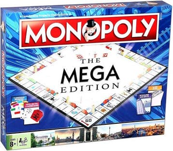 Monopoly Mega editie - ultra uitgebreide editie - met wol..., Verzenden