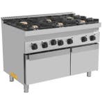 Fornuis + Oven | 700 SERIE | Gas | 6 Branders (4x 6.5kW, 2x, Verzenden