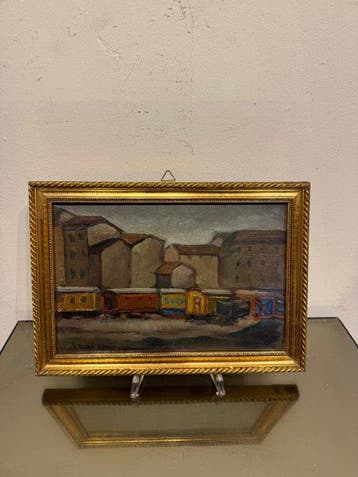 Francesco Scaini (1907-1976) - Treno Merci