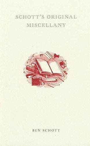 Schotts Original Miscellany 9780747563204 Ben Schott, Livres, Langue | Anglais, Envoi