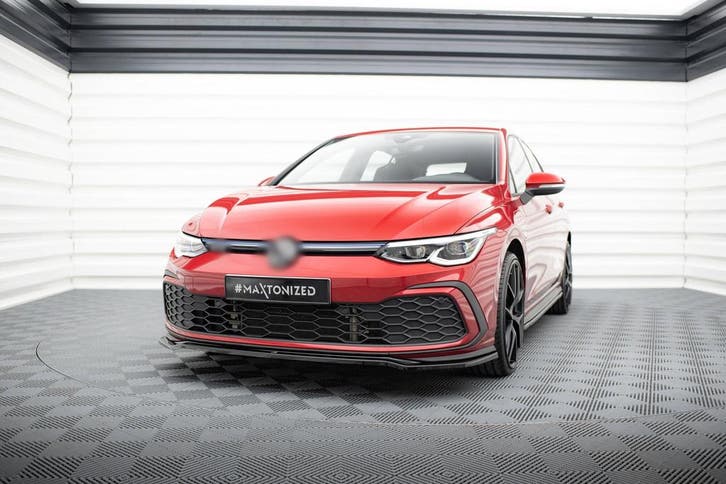 Front Splitter V.4 voor Volkswagen Golf 8 GTI/GTD/R line/GTE, Auto diversen, Tuning en Styling, Ophalen of Verzenden