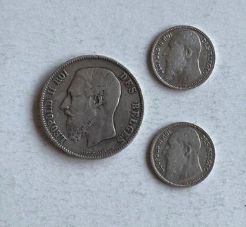 Belgique. Léopold II. 1871-1909 (Sans prix de réserve)