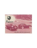 1954 PEGASO 102 B BS BROCHURE FRANS, Ophalen of Verzenden