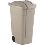 Rolcontainer | Kunststof | Beige | 100L | Klapdeksel |, Zakelijke goederen, Verzenden, Nieuw in verpakking