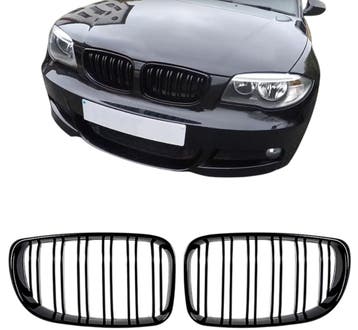 Grillen set | Nieren | geschikt voor BMW | 1-serie E81 / E82, Verzenden, Nieuw, BMW