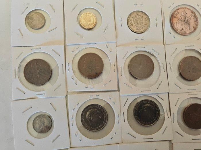 Monde. Collection of coins (Sans prix de réserve), Postzegels en Munten, Munten | Europa | Niet-Euromunten