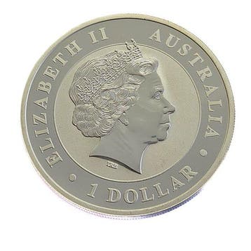 Australië. 1 Dollar 2010 - Kookaburra