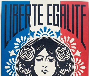 Shepard Fairey (OBEY) (1970) - Liberté Égalité Fraternité
