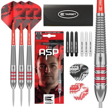 Nathan Aspinall ASP Brass Darts - 22 gram (Dart Pijlen), Sport en Fitness, Darts, Ophalen of Verzenden, Nieuw, Pijlen