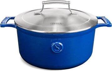 2dekans | Saveur Voyage Braadpan Ø25 cm – Ovaal Gietijzer –, Ophalen of Verzenden