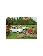 1965 FIAT 500 D SUNROOF & GIARDINIERA BROCHURE NEDERLANDS, Nieuw