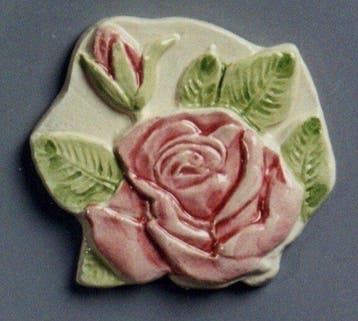 Wanddecoratie (8) - Floraal - Italië - Keramiek Serie Fiori, Antiek en Kunst