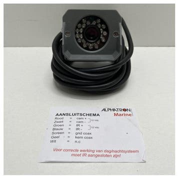 Bieden: Alphatron AlphaCam mini PU IR 16.0 mm marine proof, Ophalen of Verzenden, Nieuw