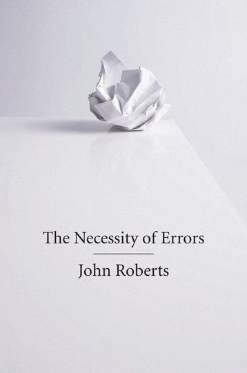The Necessity of Errors - John Roberts - 9781844677399 - Pap, Verzenden