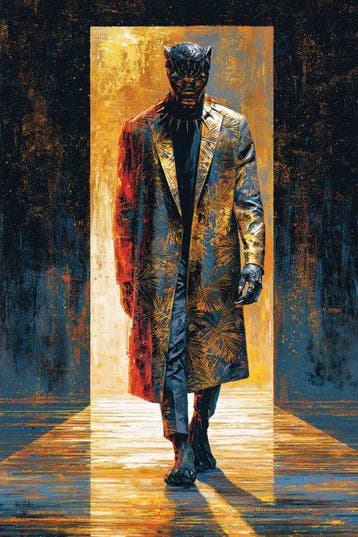 Iconica - Runway Black Panther - unique 1/1 XXL (150 x 100