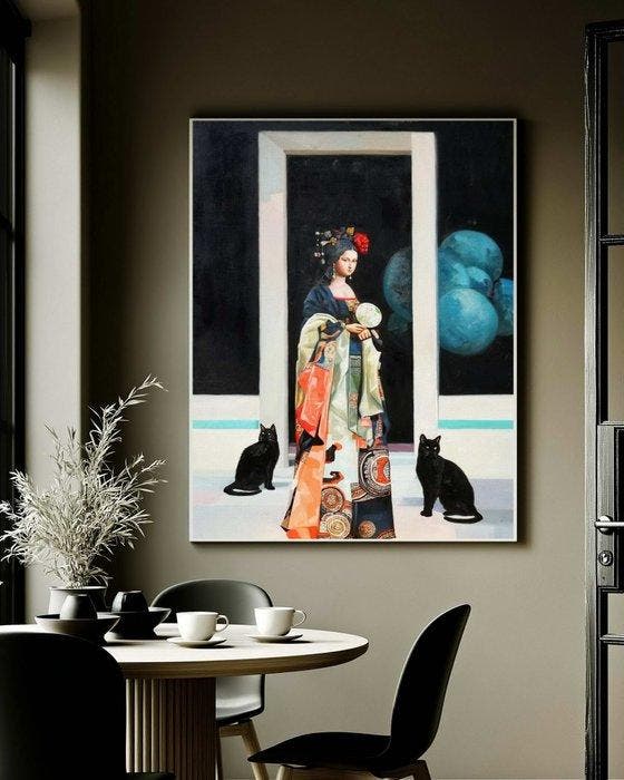 Enigma - Gaze of the Silent Ego, Antiek en Kunst, Kunst | Schilderijen | Modern