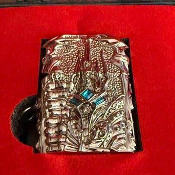 Zippo - Zippo Plated Gothic Skulls - Aansteker - Messing,, Nieuw