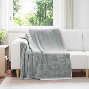 vidaXL plaid Grijs 150 x 200 cm 1.64 kg Fleece, Verzenden