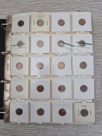 Duitsland. 1, 2 & 5 Pfenning 1950-1999 Collectie incl enkele, Postzegels en Munten