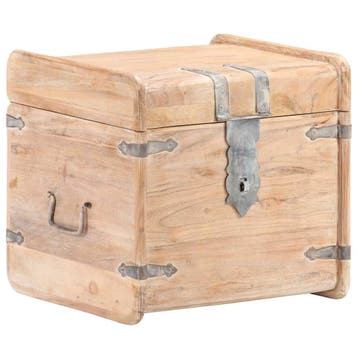 vidaXL Kist 40x40x40 cm massief acaciahout, Verzenden