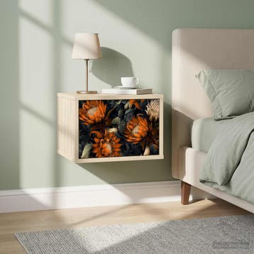 vidaXL Wandkastje voor Bed LOCHEM Sonoma Eiken 36 x 33 x 25, Verzenden