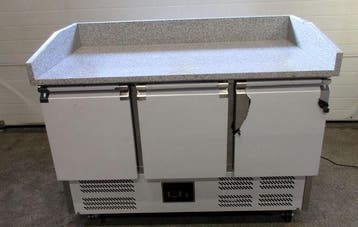 Pizzawerkbank, Koelwerkbank B140 x D70 x H97cm, Stekkerklaar, Nieuw in verpakking